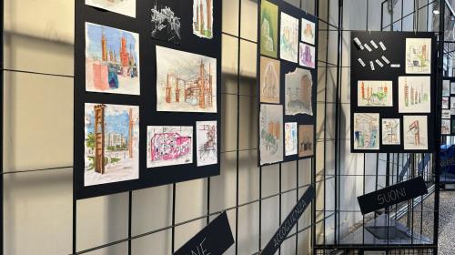 Colori, architetture ed emozioni nei lavori degli studenti 