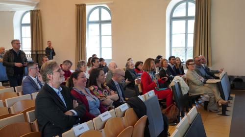 Tra il pubblico, i docenti dell'Ateneo intervenuti al convegno nella sede monregalese dell'Ateneo