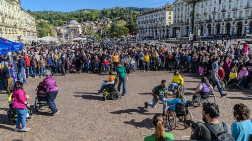 In Piazza Vittorio Veneto