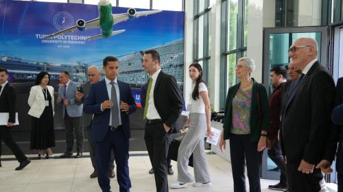 L'ingresso della Turin Polytechnic University in Tashkent 