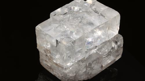 Cristallo di calcite trasparente