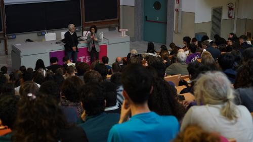 Tanto pubblico nelle aule dell'Ateneo