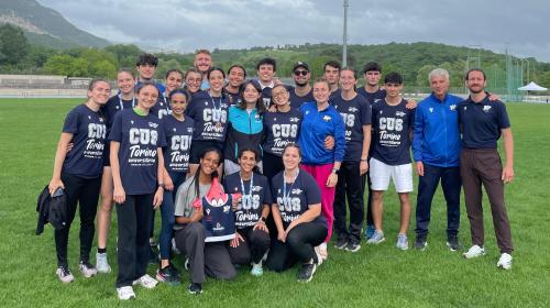 Il gruppo di atletica del CUS Torino