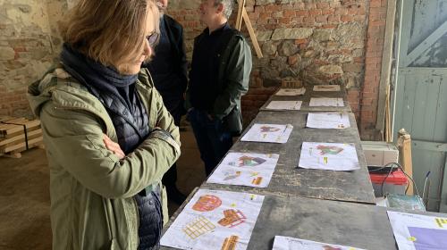 Dettaglio della mostra OB-SERVING THE LANDSCAPE
