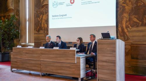 L'avvio dell'evento di celebrazione