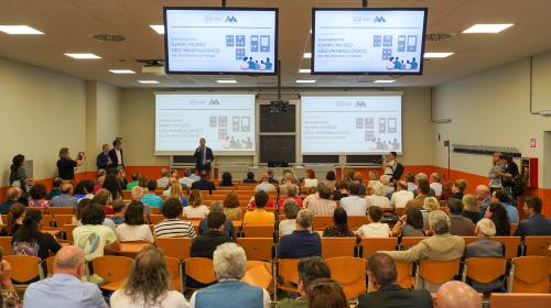 The audience in the hall
