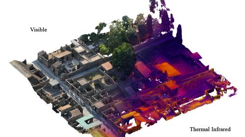 Acquisizioni di dati visibili, multispettrali e nell’infrarosso termico