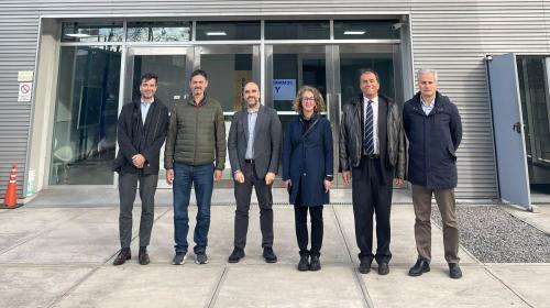 Da sinistra: il Direttore delle relazioni internazionali di ITBA, German Moyano, il professor Marcio Lobo Netto di USP, membro dello Steering Committee di Magalhaes, insieme alla delegazione del Politecnico 