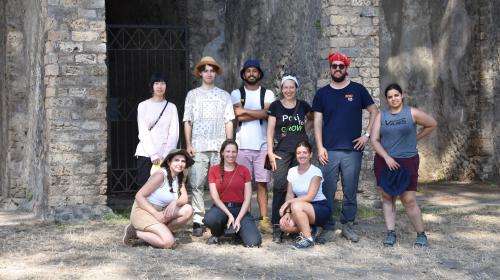 Il Team DIRECT nel parco archeologico di Pompei