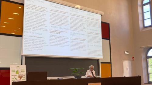 La conferenza di apertura della Notte a Mondovì tenuta da Piera Levi-Montalcini