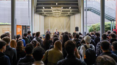 Il Rettore accoglie le matricole 