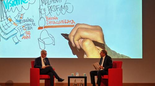 Il dialogo tra il direttore de La Stampa Andrea Malaguti e Francesco Profumo