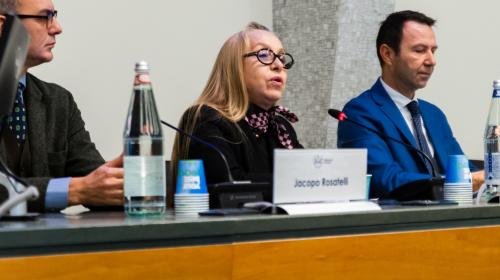 La Vicerettrice Claudia De Giorgi e il Rettore Stefano Corgnati 