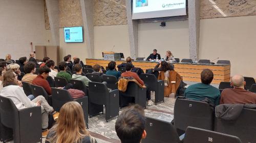 A moment from the Pre-convention in Sala "Emma Strada"