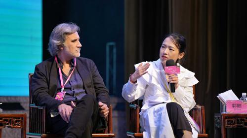 Da sinistra Andrea Veglia – Turin Design Hub e Yi Guo - Università di Camerino