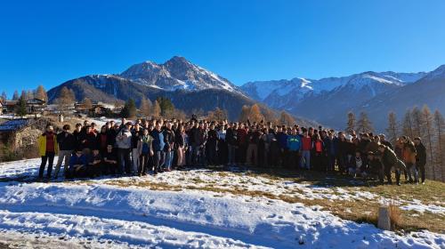 Group photo for those who participated in the weekend