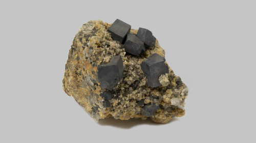 GALENA con dolomite, quarzo e pirite