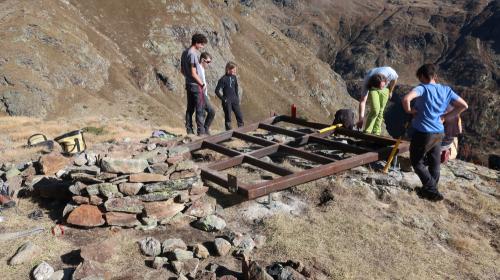 Dettaglio del cantiere didattico 