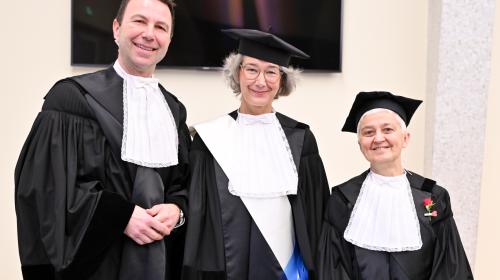 From the left: Stefano Corgnati, Patrizia Nanz and Elena Baralis