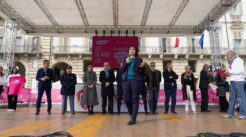Tania Cerquitelli alla cerimonia di inaugurazione