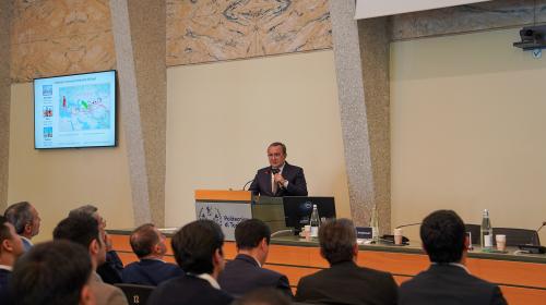 Il Presidente Rozukulov nel corso della sua Lectio