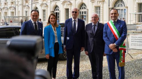 Roberta Metsola at Valentino Castle