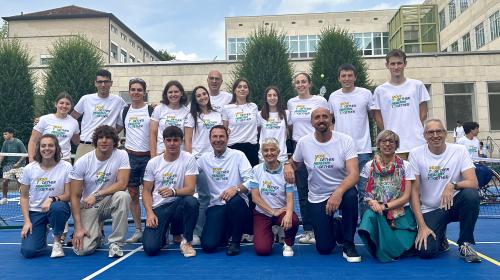 Team Politecnico: il Rettore e la governance di Ateneo insieme agli atleti e alle atlete del Politecnico