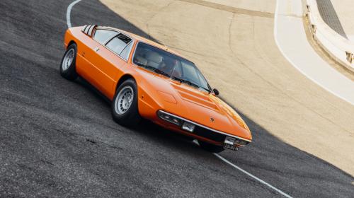 Historical car models on Lingotto test track