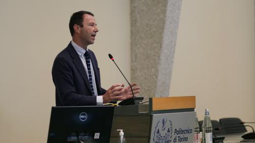 L'intervento del Rettore Corgnati