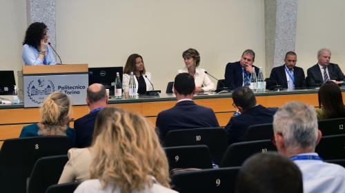 The round table moderated by Filomena Greco