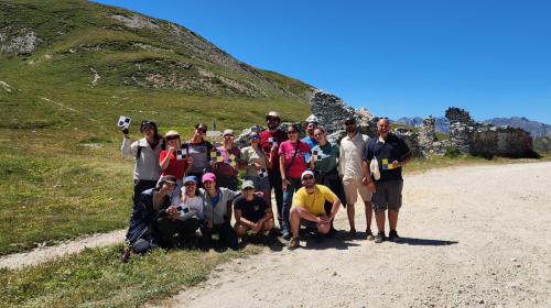 Il gruppo in missione in Valle Stura