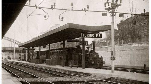 Stazione Porta Susa circa anni '20 del Novecento
