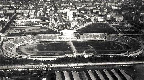 Lo Stadium di Torino circa nel 1910