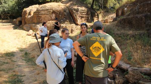 Engaged in fieldwork