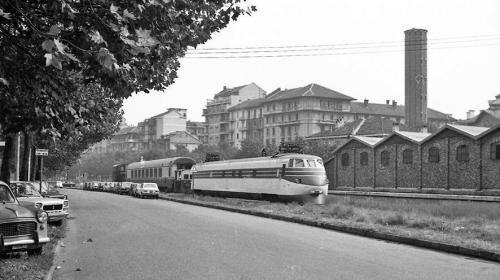 Prototipo Pendolino5 su corso Mediterraneo