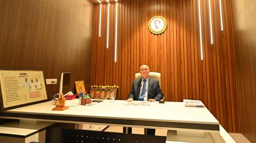 Professor Rondoni at DSU campus