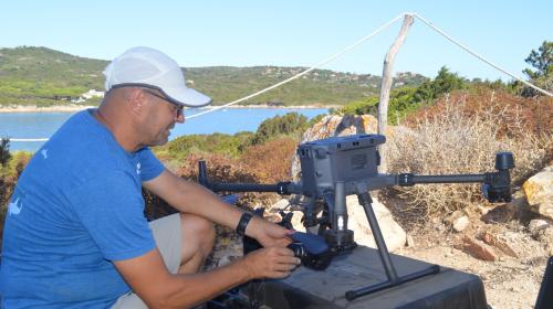 Setup operativo del drone prima del volo