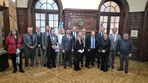 L'incontro della delegazione torinese con il Rettore dell'Università di Rosario