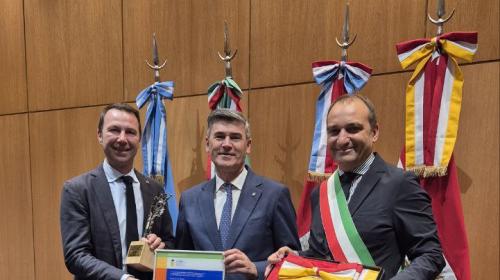 Il Rettore Corgnati e il Sindaco Lo Russo con il Sindaco della Città di Cordoba, Daniel Passerini