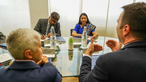 Dialogo tra i vertici del Politecnico di Torino e la delegazione indiana