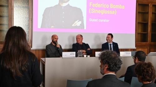 Il co-curatore Federico Bomba