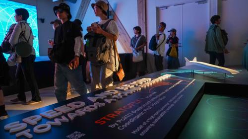 Prototype STRATOFLY MR3 at PoliTO exhibition