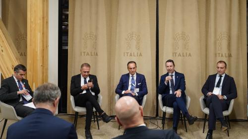 L'intervento del Rettore Corgnati