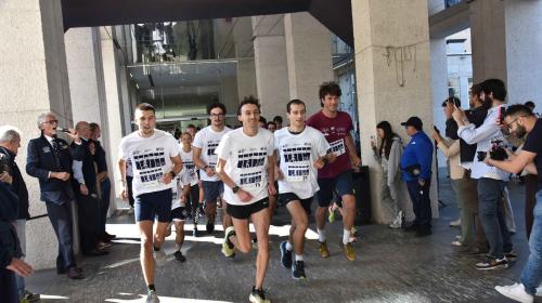La partenza della Politour RUN