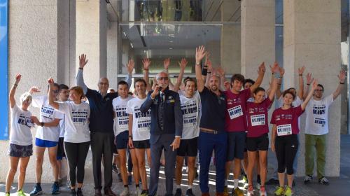 Alla partenza della Politour Run