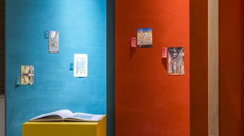 The watercolours by Professor Armando