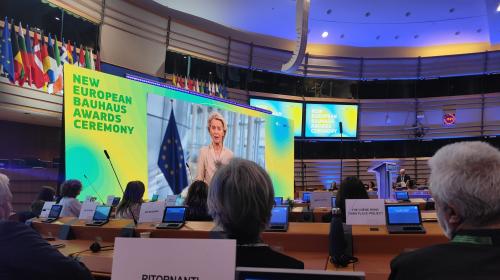 L'evento di premiazione al Parlamento Europeo di Bruxelles