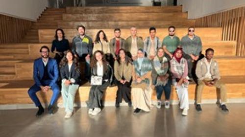 I partecipanti all’ASC “Renewables, Storage and Mobility” insieme al Prof. Bracco (DIMEAS) e a Silvia Carosso (Area INCAM), presso la UIR