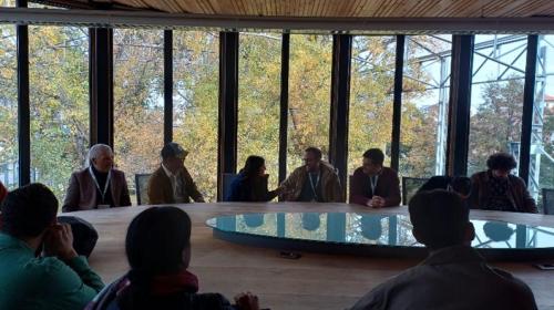 I partecipanti all’ASC “Sustainable Energy Transition: PoliTo–Latin America collaboration towards joint PhD initiatives” durante la visita a Envipark