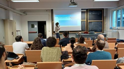 I partecipanti all’ASC “Sustainable Energy Transition: PoliTo–Latin America collaboration towards joint PhD initiatives” durante la sessione di Energy for Mobility della Prof.ssa Misul